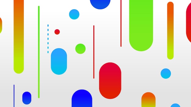 Abstract minimal geometric shape background with gradient