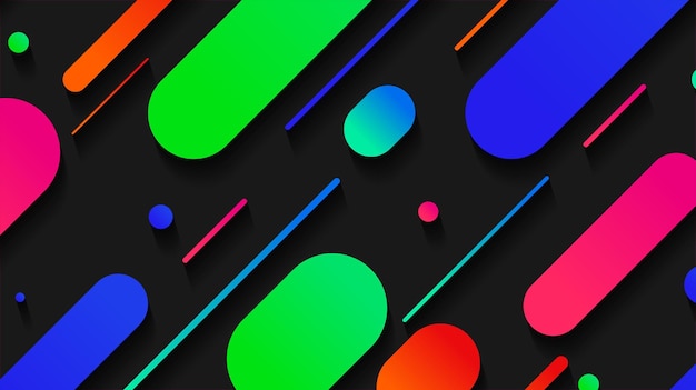 abstract minimal geometric shape background with gradient