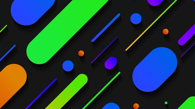 abstract minimal geometric shape background with gradient