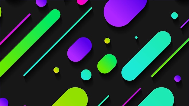 abstract minimal geometric shape background with gradient