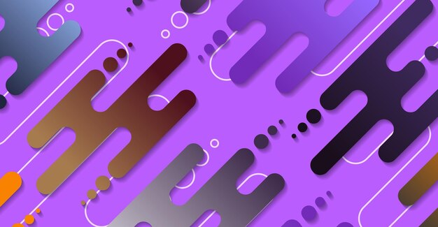 Abstract minimal geometric shape background with gradient
