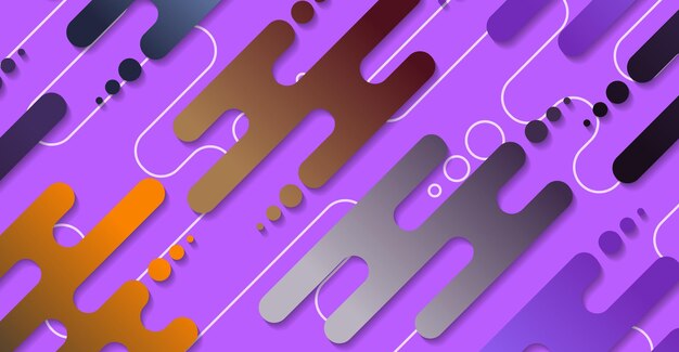 Abstract minimal geometric shape background with gradient