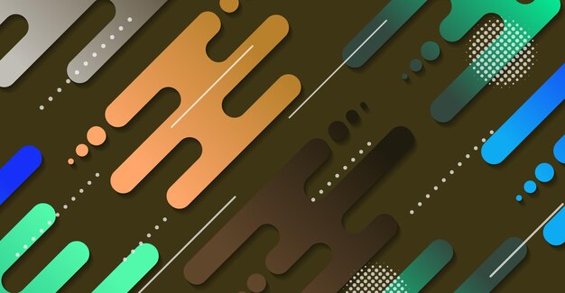 abstract minimal geometric shape background with gradient