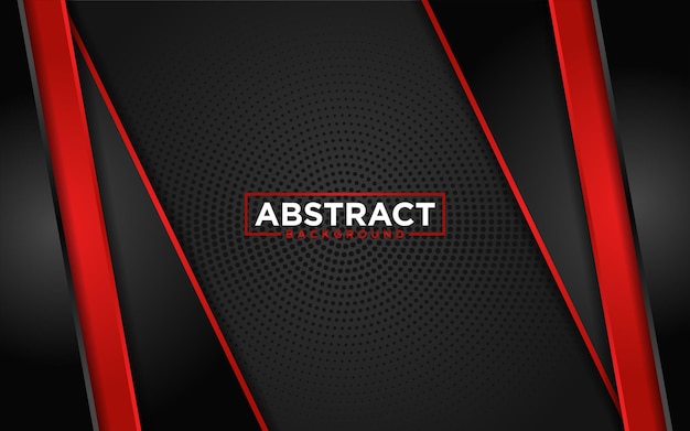 abstract modern dark gradient texture background combined with futuristic red lines