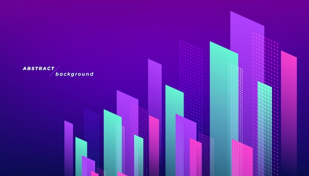 Abstract modern geometric shapes background.