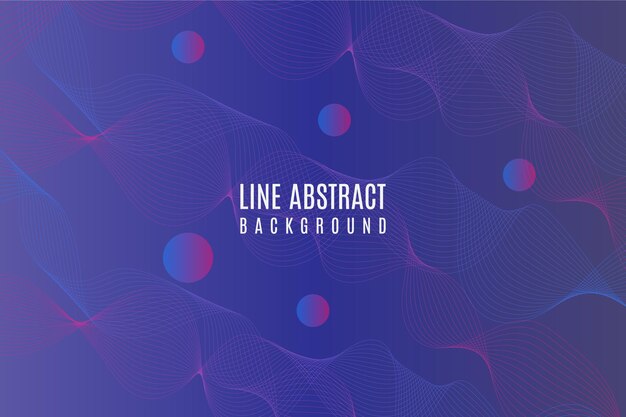 abstract modern gradient background with gradient wavy lines