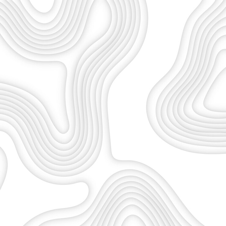 Vector abstract modern white papercut square background