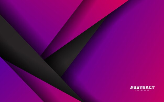 abstract overlap layer papercut bakground vector