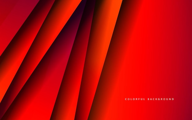 abstract overlap layer red color  background