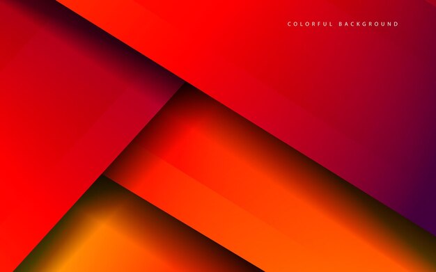 abstract overlap layer red color  background
