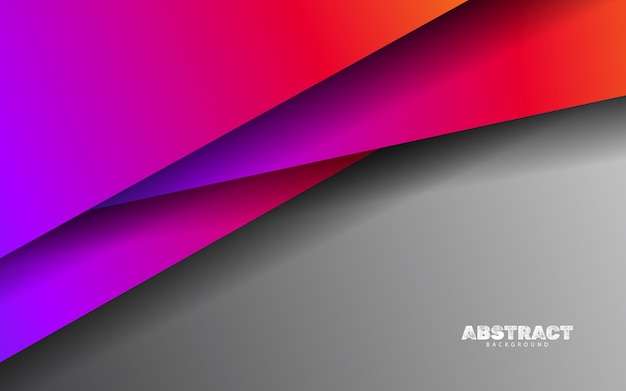 abstract overlap papercut gradient color background