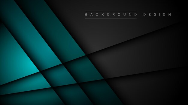 Abstract overlapping layers background Vector design template for modern cover elements banners