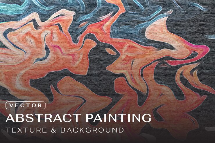 Vector abstract painting