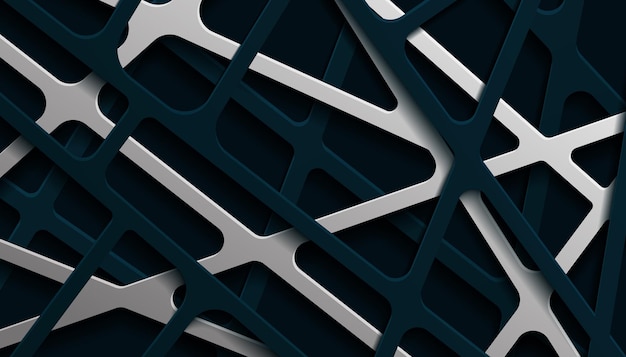 Abstract papercut stripes background