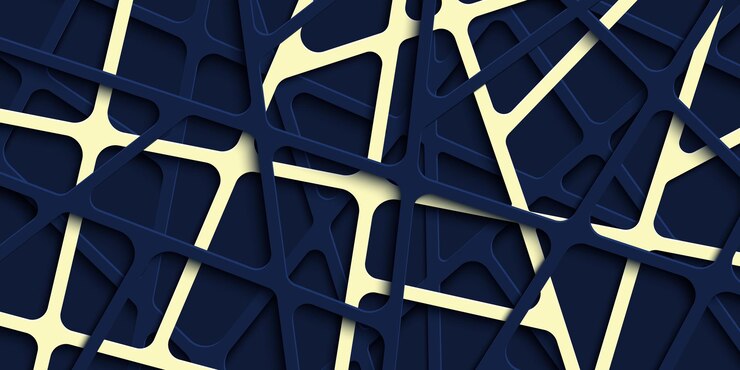 Abstract papercut stripes background