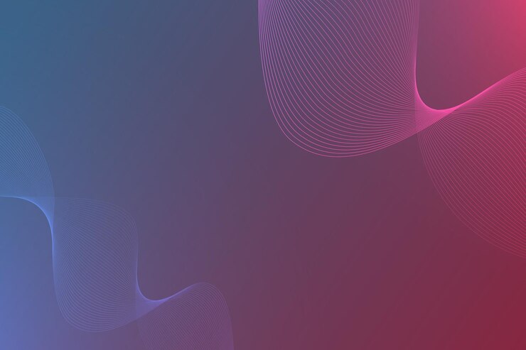Vector abstract pink and blue waves