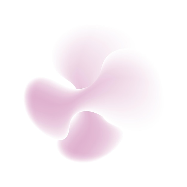 Abstract pink fluid shapes soft background design