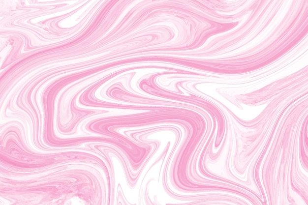 Abstract pink liquid marble ink texture swirl background