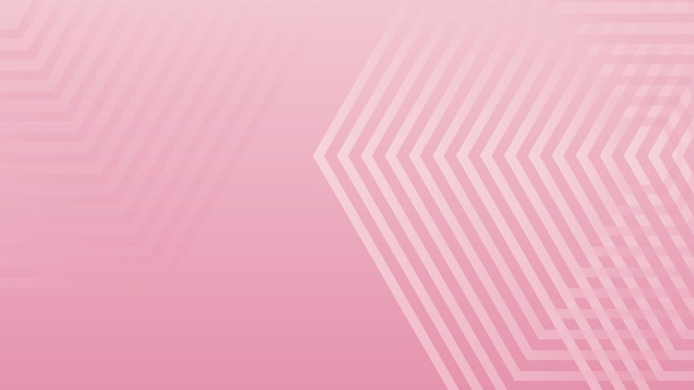 Abstract pink minimal background with geometric shape light stripe wave curve triangle and circle Valentine39s day concept background Vector illustration