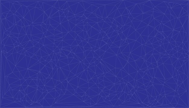 Abstract Polygonal Mesh Background with Interconnected Dots and Lines Geometric Network Design for