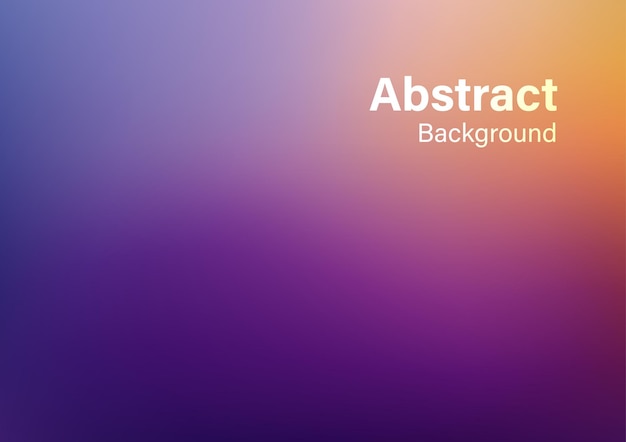 Abstract purple and orange gradient blur background