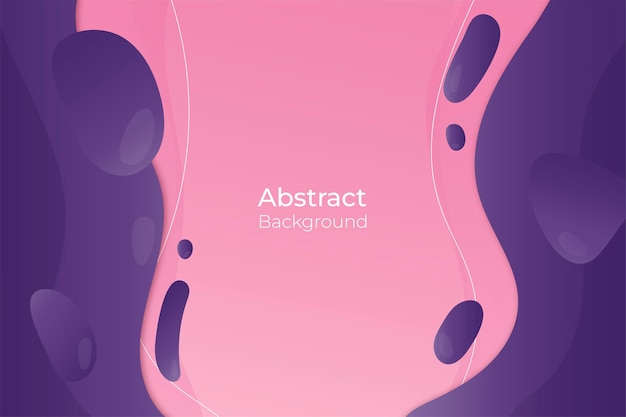 Abstract purple and pink fluid shape modern banner Abstract liquid vector background 10