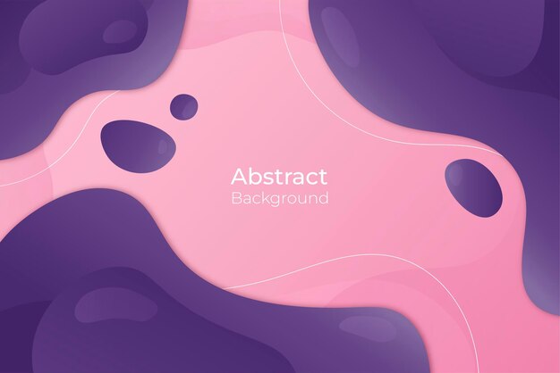 Abstract purple and pink fluid shape modern banner Abstract liquid vector background 2