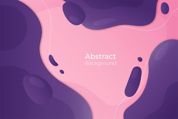 Abstract purple and pink fluid shape modern banner Abstract liquid vector background 5