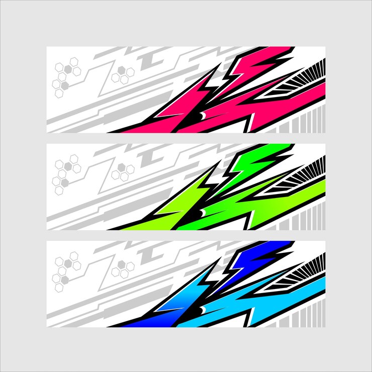 Vector abstract racing stripes background free vector