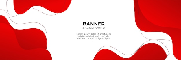 Abstract red banner background design template vector illustration with 3d overlap layer and geometric wave shapes. Polygonal abstract background, texture, advertisement layout and web page