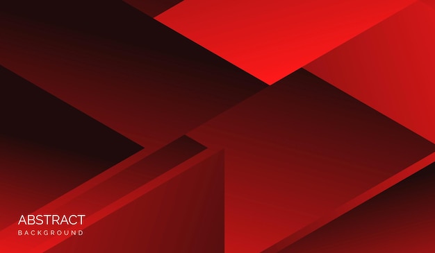abstract red square shadow light cross triangle design background
