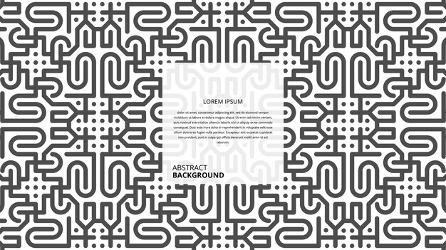 Abstract seamless geometric shape lines pattern