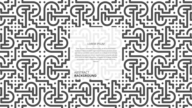 Abstract seamless geometric shape lines pattern