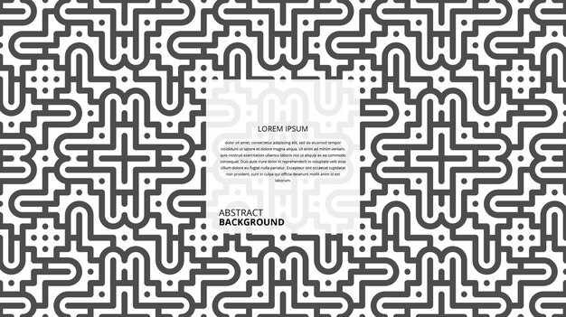 Abstract seamless geometric shape lines pattern