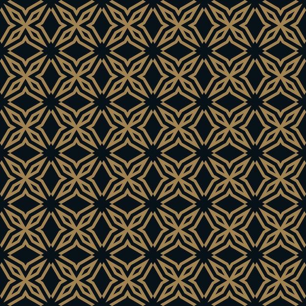 Abstract seamless ornament lines pattern vector illustration