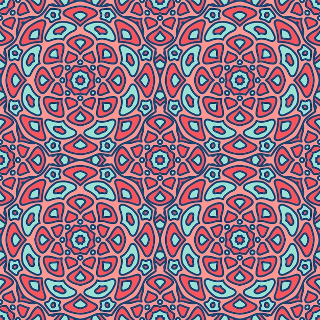 abstract seamless pattern simple repeat elements sixties fashio