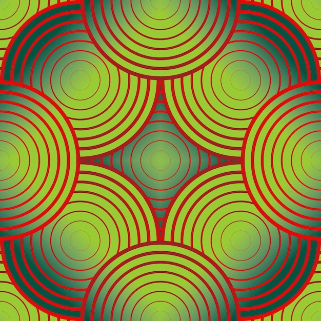 Abstract seamless textured background with green color combined with red color