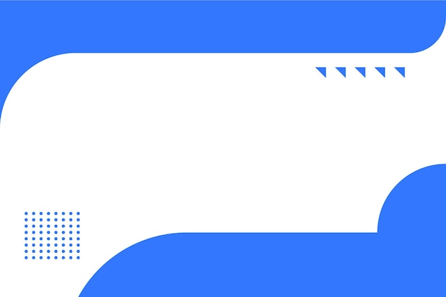 abstract simple and concise background with geometric flat shapes and a text field background for banners postcards and posters for web design ui ux design in blue vector illustration