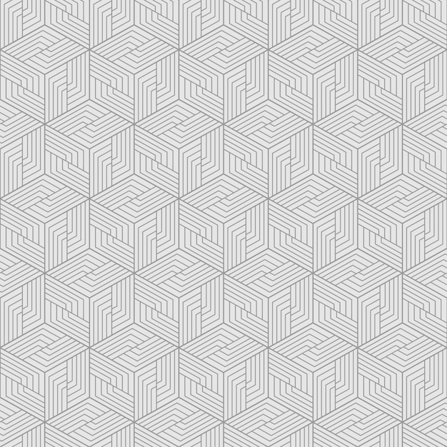Abstract simple square and lines geometric vector seamless pattern