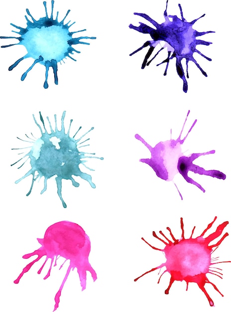 Abstract swatercolor stain background