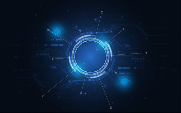 abstract technology background hi-tech communication concept innovation