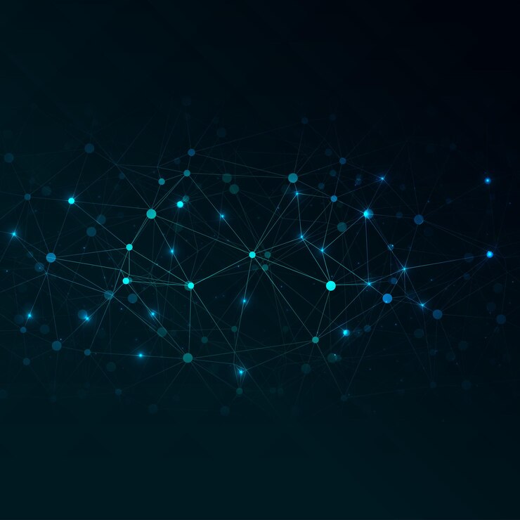Vector abstract technology network jdas6541