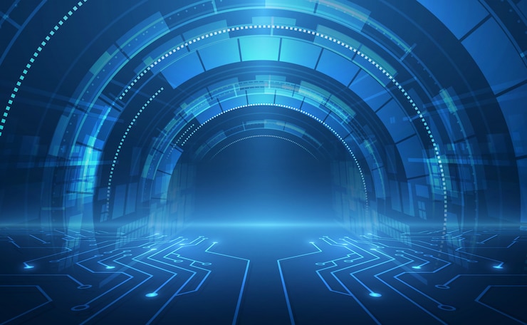 Abstract technology speed concept
