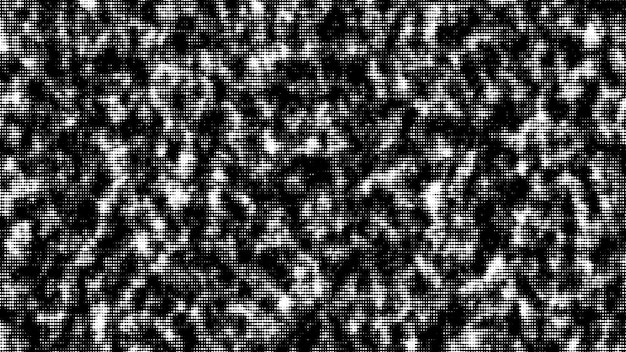 Abstract texture with circles Matrix background Motion dots in cyberspace Halftone illustration Technology background with data algorithms Hacked security particles pattern