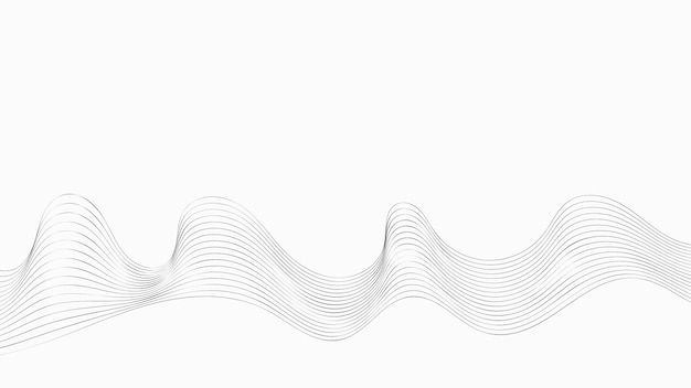 abstract thin wave lines background