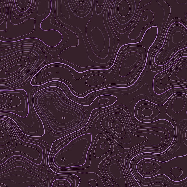 abstract topography style contour design