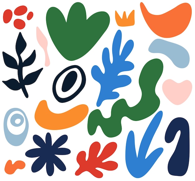 Abstract Trendy Modern Shapes Vector Bundle