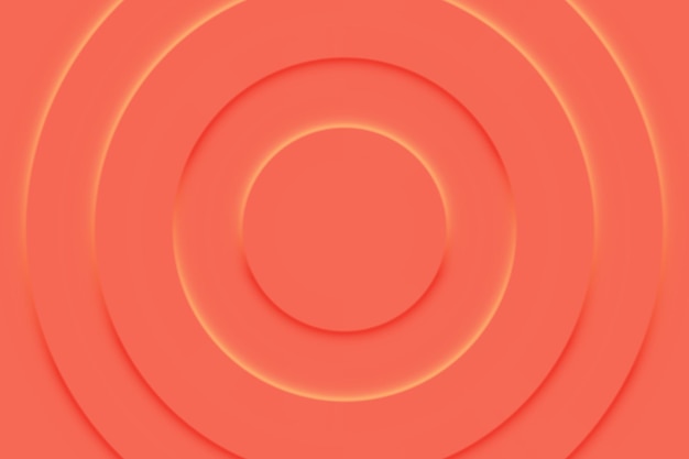 Abstract vector background made of peach colored circles Modern fashionable background