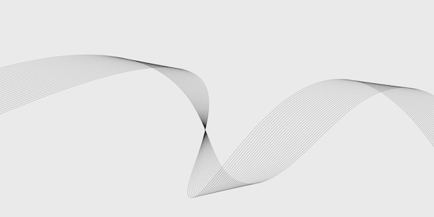 Abstract vector waves background Wave element for design
