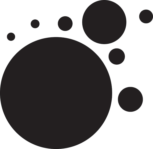 Abstract water spread logo illustration in trendy and minimal style